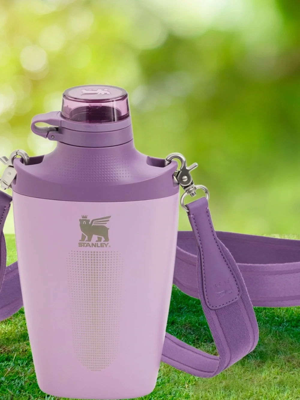 NWT NIB Stanley Cross Bottle 23 oz Canteen SS Lilac Hydration Hiking Glamping - Picture 5 of 5